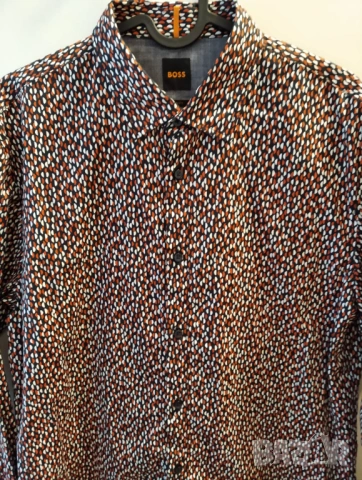 Риза BOSS ORANGE Magneton Slim Fit, снимка 3 - Ризи - 54148906