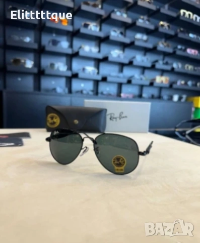 очила с черен обикновен калъф и ув защита ray ban , снимка 10 - Слънчеви и диоптрични очила - 54888548