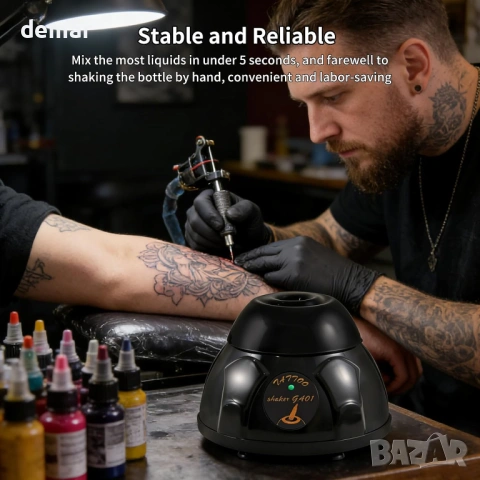 Мини вихров миксер с функция за докосване, 5200 об/мин 30 мл, снимка 3 - Други стоки за дома - 54065425