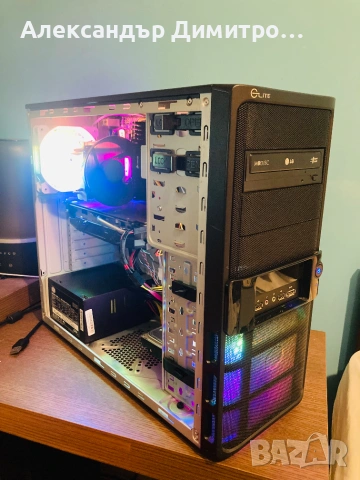 Геймърски Intel I7 2600,RX 580 4GB,16GB RAM,128 SSD+500 HDD, снимка 2 - Геймърски - 55066293