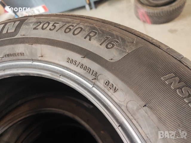 2бр.летни гуми 205/60/16 Michelin, снимка 4 - Гуми и джанти - 54403940