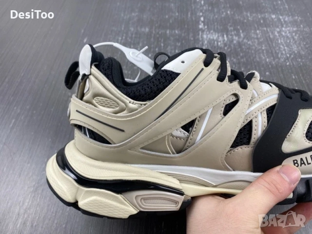 Balenciaga Track Sneaker "Beige/Black", снимка 8 - Маратонки - 54358857