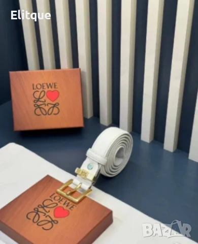Колани loewe от естествена кожа в кутия на марката , снимка 9 - Колани - 54381807