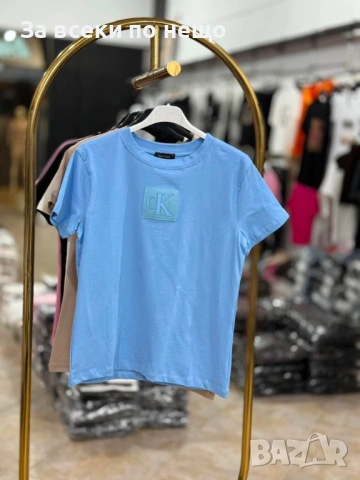 Calvin Klein Дамска Тениска👚Дамска Блуза С Къс Ръкав Келвин Клайн - 5 Цвята Код I_252, снимка 4 - Тениски - 54876797