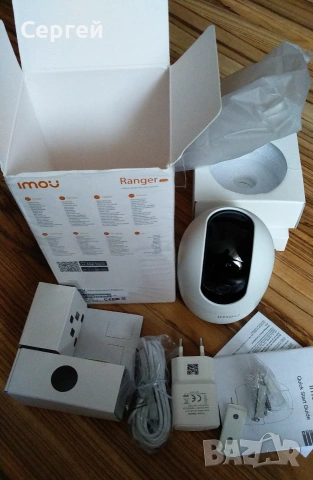 WiFi IP камера Dahua IMOU Ranger 2 (2мп FullHD) +Карта памет 32GB възможна инсталация и конфигурация