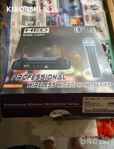 Чисто нов безжичен микрофон HED Audio WMS-15HT UHF (пълен комплект)
