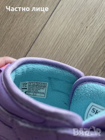 Skechers, Непромокаеми боти с LED светлини, Лавандула/Лилав, снимка 3 - Детски боти и ботуши - 55314768
