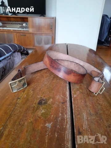 Стар Военен колан #17, снимка 3 - Антикварни и старинни предмети - 54032632