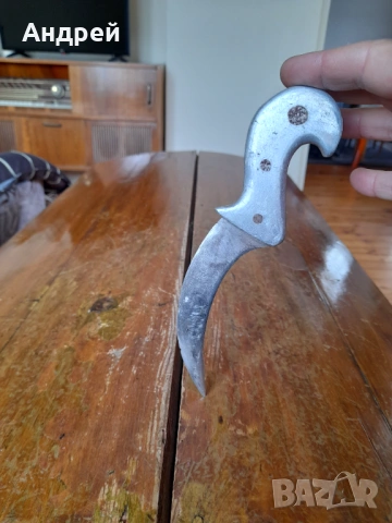 Стар нож,кама, снимка 6 - Други ценни предмети - 54044942