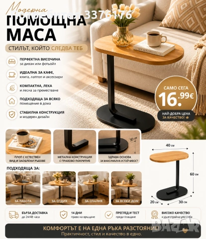 Помощна масичка
