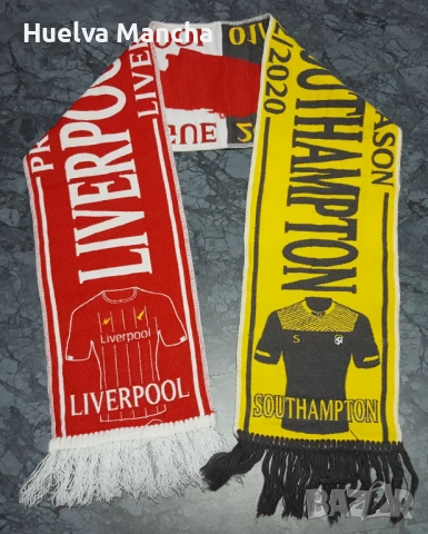 Шал на Ливърпул & Саутхямптън (matchday scarf), снимка 2 - Фен артикули - 54297569