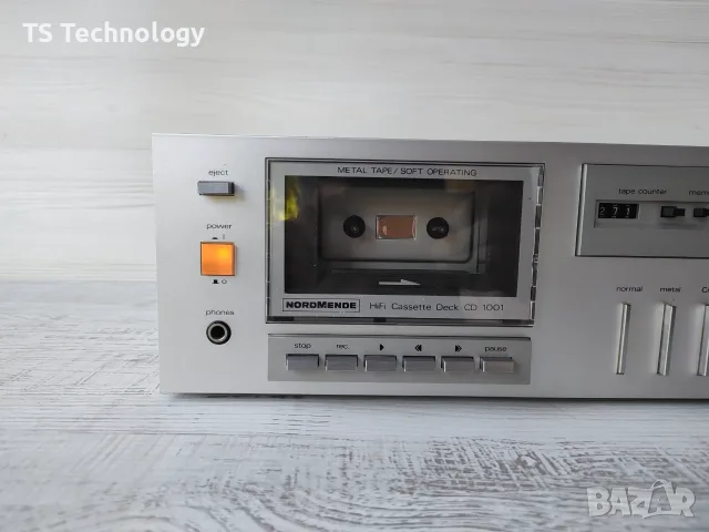 Винтидж Касетен Дек Nordmende CD 1001 – Произведен в Япония / Перфектен, снимка 3 - Декове - 55294286