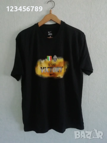 Juventus Nike 2012-2013 оригинална памучна черна шампионска тениска Ювентус Campioni d'Italia 