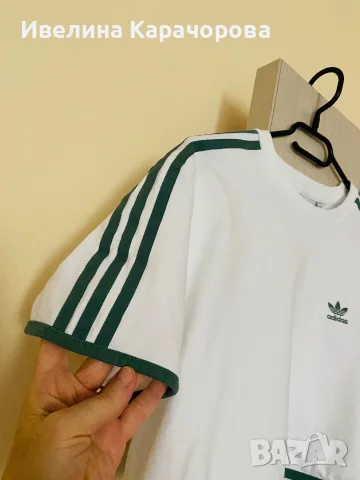 Дамска памучна тениска Adidas, снимка 7 - Тениски - 55343539
