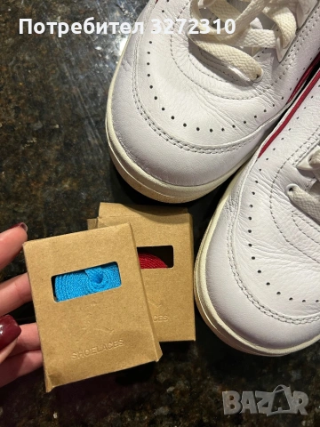 NIKE мъжки маратонки лимитирани W AIR JORDAN 2 RETRO LOW "UNC TO CHICAGO", снимка 5 - Спортни обувки - 54401618