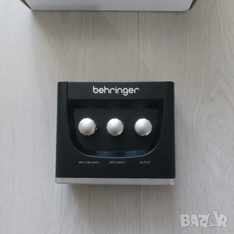 Професионален USB Аудио Интерфейс Behringer U-Phoria UM2 (XENYX / +48V) – Пълен Комплект, снимка 5 - Други - 54133818