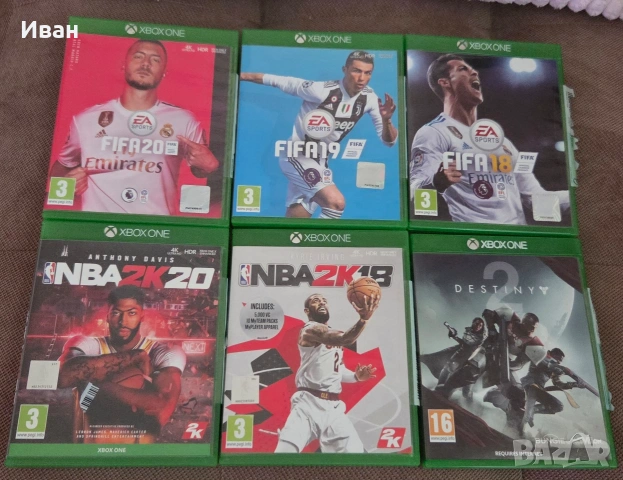 Игри за Xbox One ( Fifa, NBA, Destiny )