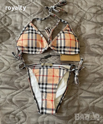 Burberry Нов Дамски Бански Две Части 