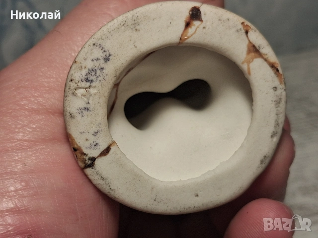 Стара Съветска Руска Порцеланова Фигура Рис Перм, снимка 12 - Антикварни и старинни предмети - 54527662