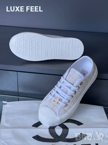 Chanel ⚜️Дамски Кецове , снимка 3 - Кецове - 54885516