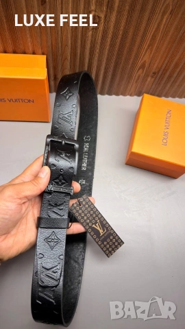 Louis Vuitton ⚜️ Естествена Кожа⚜️ Унисекс Колани , снимка 10 - Колани - 54795091