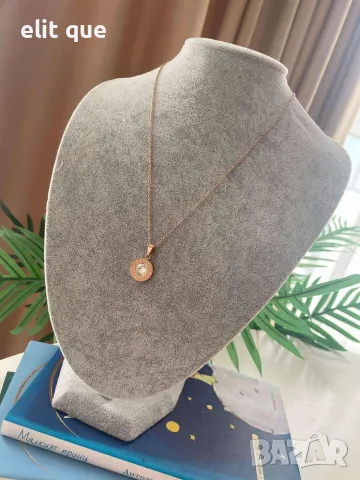 колие от неръждаема стомана bvgari , снимка 2 - Колиета, медальони, синджири - 55646599