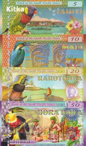 СЕТ ЮЖЕН ПАСИФИК -2016-2017 г- UNC ПОЛИМЕРНИ БАНКНОТИ, снимка 2 - Нумизматика и бонистика - 40937957