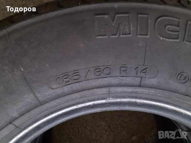 Продава две гуми 185 80 14 цола за ремарке,пикап, снимка 4 - Гуми и джанти - 55350659