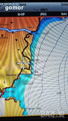 Raymarine c97 E70012 GPS сонар картограф радар 9” – работещ, снимка 12 - Garmin - 55630130