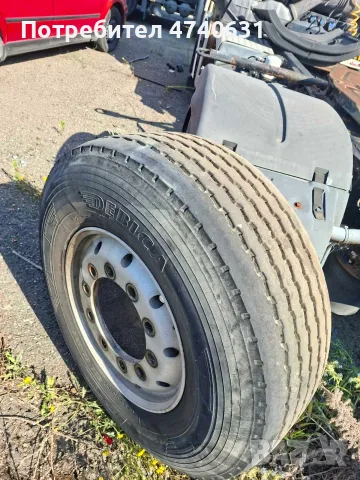 Алюминиеви джанти с гуми 385*65R-22.5 4 бр