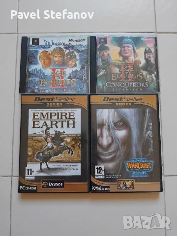[Retro Gold] 4 Легендарни Стратегии за PC – AoE II, Conquerors, Warcraft III, Empire Earth