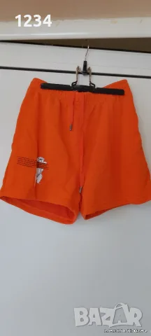 Оранжев спортен комплект Nikole Collection (елек + шорти)“. , снимка 3 - Спортни екипи - 55508053