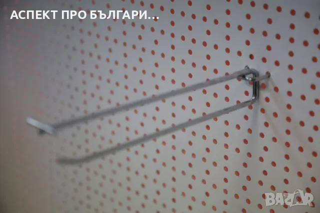 Кука за перфогръб с етикетодържател, снимка 8 - Друго търговско оборудване - 55643522