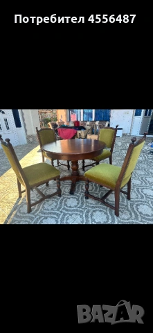 Трапезна маса махагон, снимка 4 - Маси - 54308147