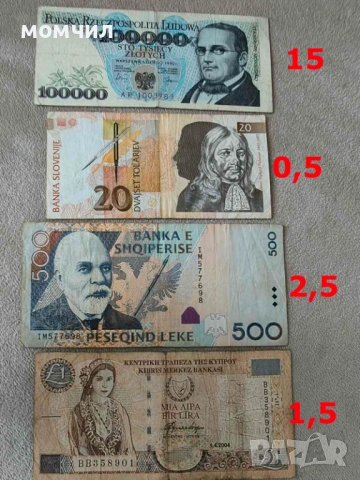 Банкноти 6-26 , снимка 9 - Нумизматика и бонистика - 54138309