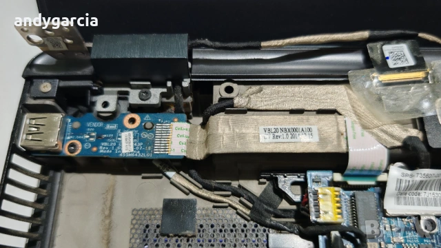 HP ZBook 15 G2 15.6 USB Port Board with Cable ляв USB порт с платка и лентов кабел
