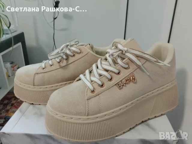 Нови спортни обувки на платформа , снимка 3 - Дамски ежедневни обувки - 55408851