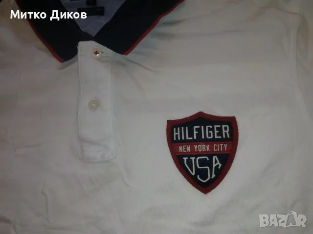 Tommy Hilfiger USA New Jork маркова тениска размер ХЛ, снимка 2 - Тениски - 55412627