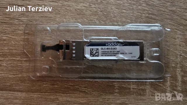 SFP Addon 1 Gbit/s GLC-BX-D-AO, снимка 2 - Друга електроника - 55620608