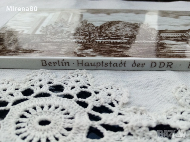 * Meissen * - порцеланова плочка на Берлин - нова !, снимка 5 - Антикварни и старинни предмети - 54415995