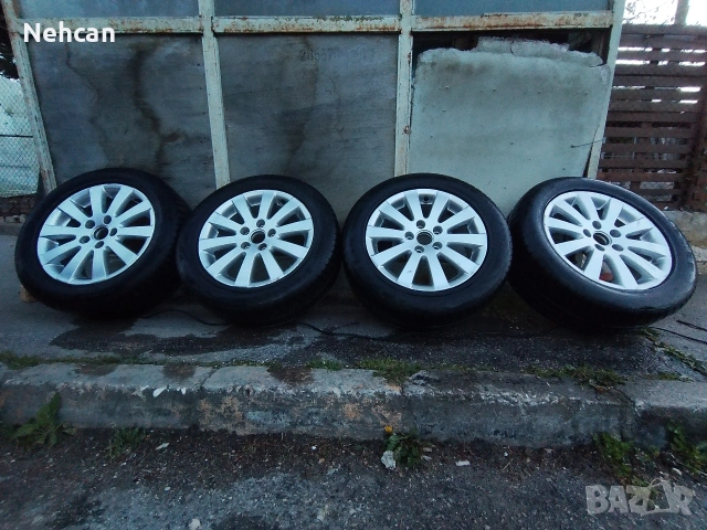 Оригинални джанти 16" за VW Passat B5.5 (5x112) с гуми 215/55/16, снимка 3 - Гуми и джанти - 53259729