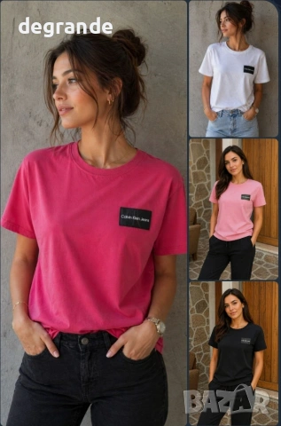 💫Дамска Тениска💫Calvin Klein💫Материя Памук