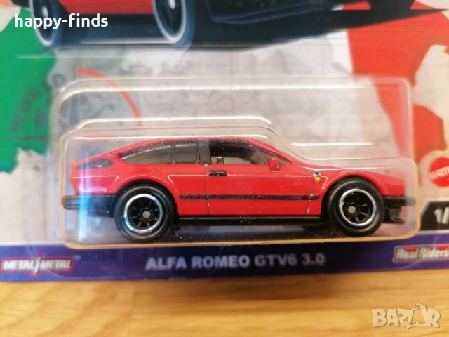Hot Wheels Premium - Alfa Romeo GTV6 3.0 (Car Culture - Turin), снимка 2 - Колекции - 54444818