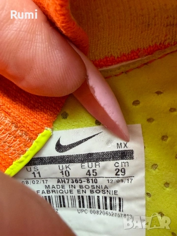 Оригинални бутонки Nike MERCURIAL SUPERFLY 6 ELITE FG ! 45 н, снимка 9 - Футбол - 54657707