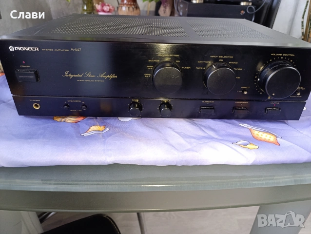 Усилвател Pioneer A-447 , снимка 7 - Ресийвъри, усилватели, смесителни пултове - 54457542