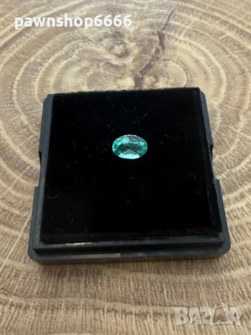 Скъпоценен камък ЕСТЕСТВЕН СИНЬО-ЗЕЛЕН ТУРМАЛИН – 0.825 ct, снимка 8 - Други - 54844202