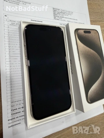 I Phone 15 Pro като нов, снимка 3 - Apple iPhone - 54374845