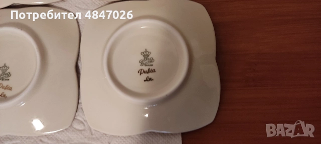 Порцеланови чинийки Alka Kunst Bavaria 6бр, снимка 12 - Колекции - 54857582