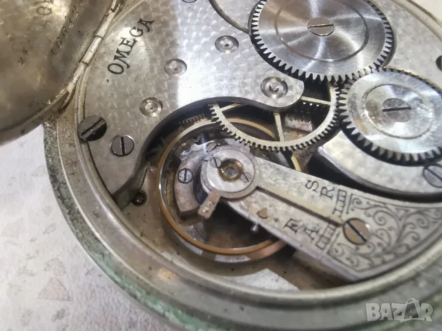 ГОЛЯМА OMEGA С ВЛАК , снимка 9 - Антикварни и старинни предмети - 55383508