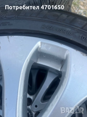Оригинални джанти Mercedes-Benz 18” 5x112 ET43 + гуми Michelin DOT 0623 , снимка 8 - Гуми и джанти - 54858669